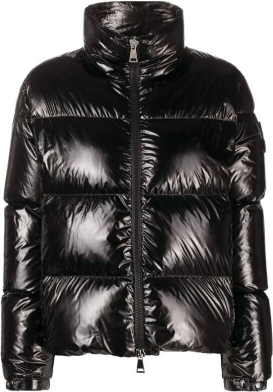 Moncler Spiegeleffect Donsjack Zwart Black Dames