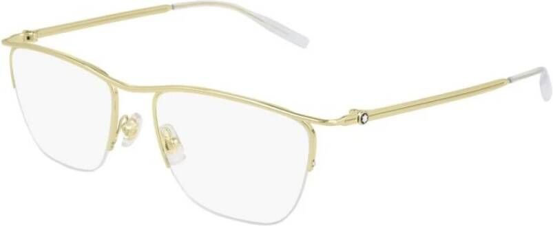 Montblanc Glasses Yellow Unisex