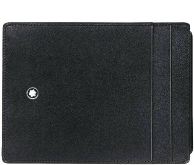 Montblanc Zwarte MST Pocket 4cc ID Kaarthouder Zwart Heren
