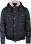 Moorer Blauwe Clif-Wco Bomberjack Blauw Heren - Thumbnail 1
