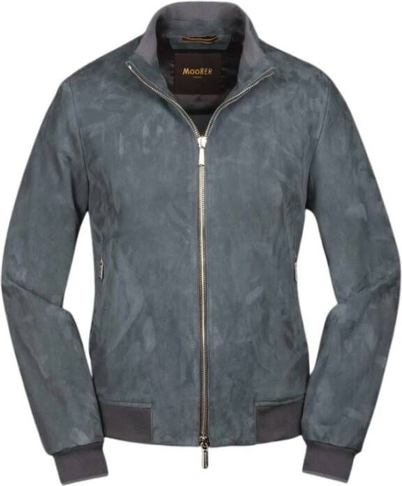 Moorer Bomberjack Blauw Heren