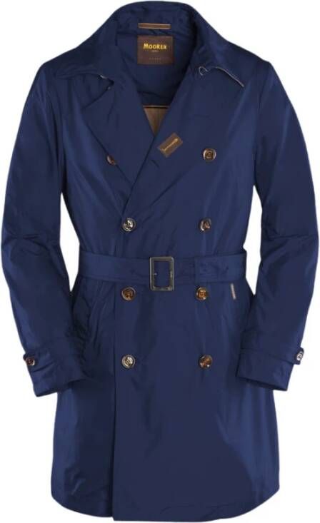 Moorer Coats Blauw Heren