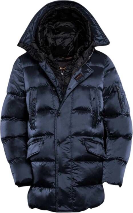 Moorer Donsjack Blauw Heren