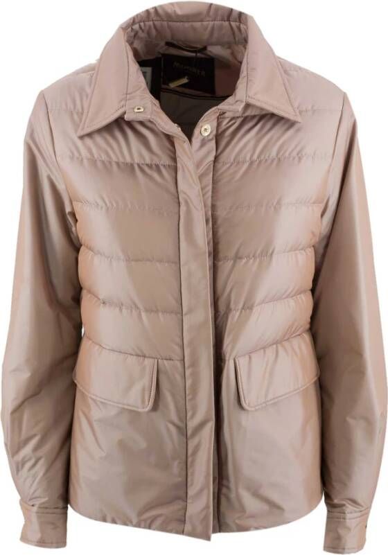 Moorer Down Jackets Beige Dames