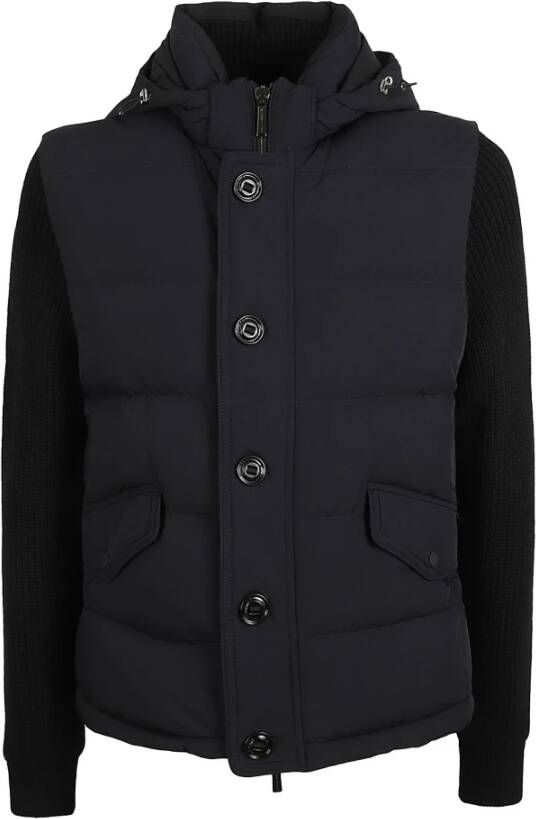 Moorer Down Jackets Blauw Heren