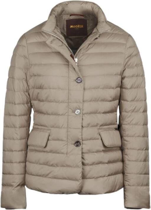 Moorer Down Jackets Beige Dames