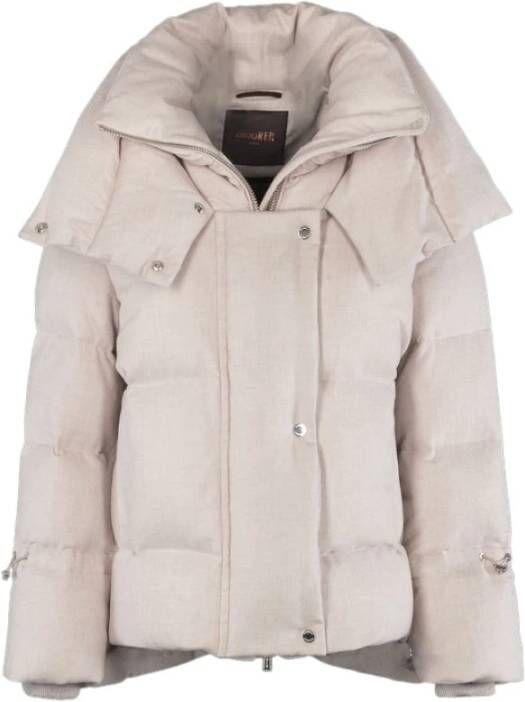 Moorer Down Jackets White Dames