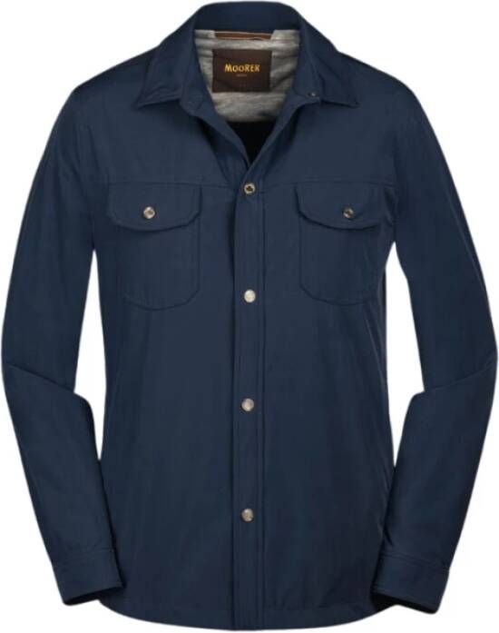 Moorer Jackets Blauw Heren