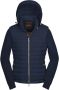 Moorer Afneembare capuchon bomberjack vest Blue Heren - Thumbnail 1