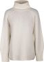 Moorer Velvet Turtleneck Sweater White Dames - Thumbnail 1