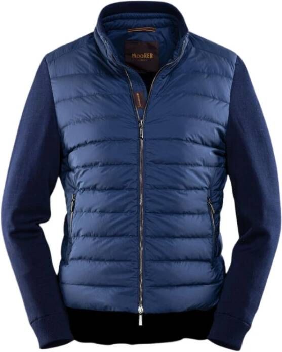 Moorer Lichte jas Blauw Heren