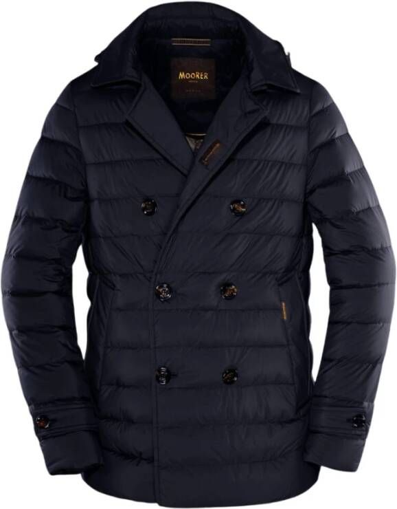 Moorer Lichte jas Blauw Heren