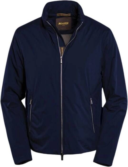 Moorer Lichte jas Blauw Heren