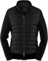 Moorer Gewatteerde blouson met sportieve gebreide stof Black Heren - Thumbnail 1