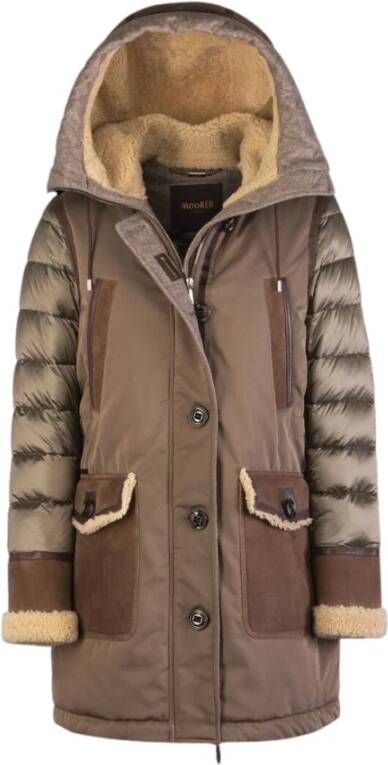 Moorer Parka Bruin Dames