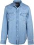 Moorer Shirts Blauw Heren - Thumbnail 1