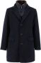 Moorer Single-Breasted Coats Blauw Heren - Thumbnail 3