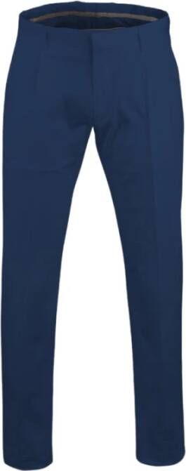 Moorer Trousers Blauw Heren