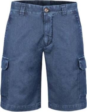 Moorer Trousers Blauw Heren