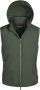 Moorer Waterdichte Gewatteerde Vest met Ritssluiting Gray Heren - Thumbnail 1