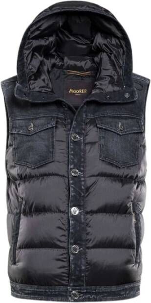 Moorer Vests Zwart Heren