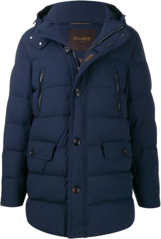 Moorer Winter jas Blauw Heren