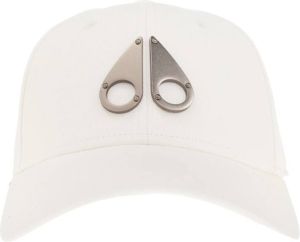 Moose Knuckles Baseball cap with logo Wit Heren