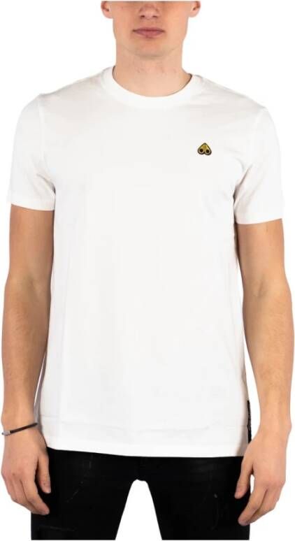 Moose Knuckles Klassieke Logo Tee White Heren