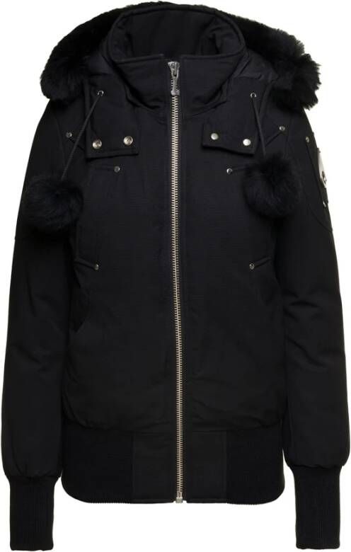 Moose Knuckles Debbie Bomber Winterjas Black Dames