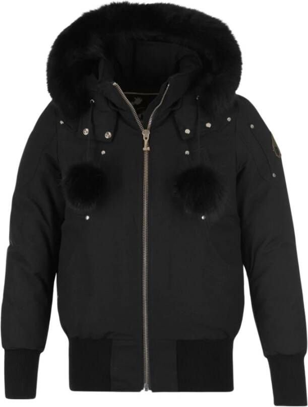 Moose Knuckles Debbie bomberjack zwart Mk2002Lb 291 Zwart Dames