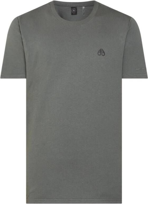 Moose Knuckles Stijlvolle Satellite T-Shirt voor Heren Groen Heren