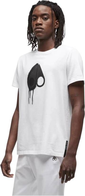 Moose Knuckles T-shirt Wit Heren