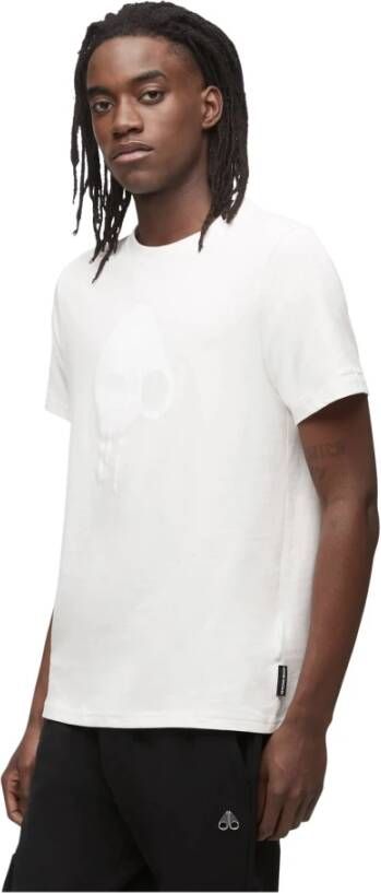 Moose Knuckles T-shirt Wit Heren