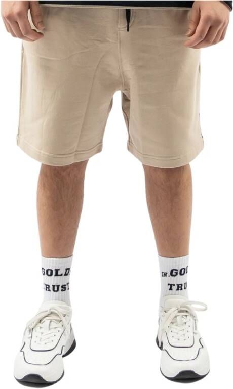 Moose Knuckles Taupe Casual Shorts voor Mannen Beige Heren