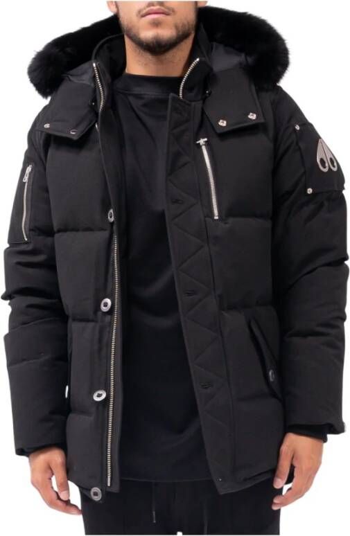 Moose Knuckles Winter Jackets Zwart Heren