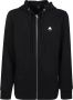 Moose Knuckles Zwarte katoenen hoodie met rits voor heren Zwart Heren - Thumbnail 1