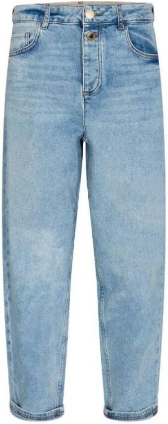 MOS MOSH Adeline Adorn Jeans Light Blue Blauw Dames