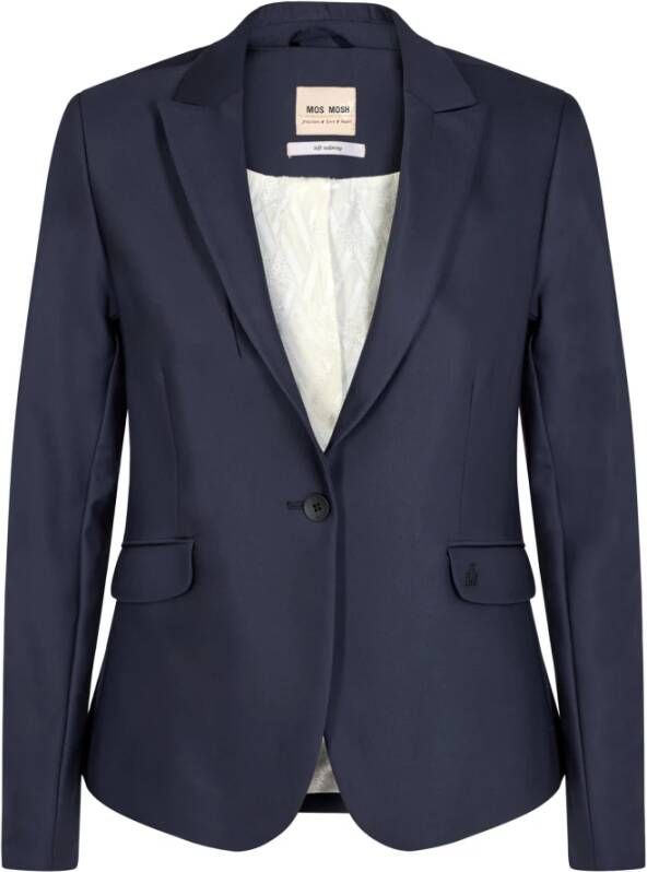 MOS MOSH Dames Blazers Blake Night Blazer Sustainable Donkerblauw - Foto 5