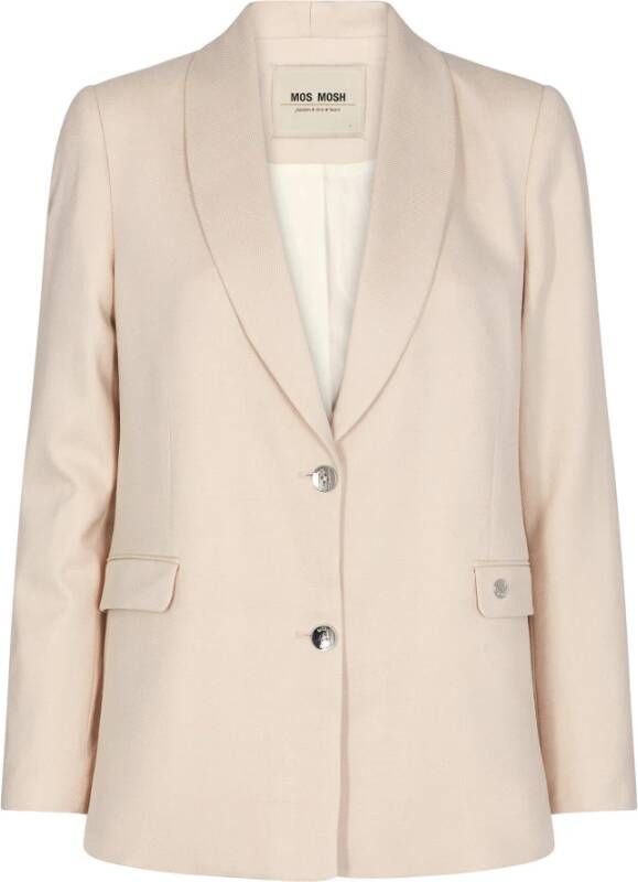 MOS MOSH Dames Blazers Bena Herring Check Blazer Roze - Foto 4