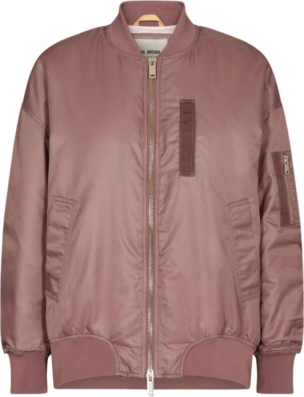 MOS MOSH Stijlvolle Bomberjas Pink Dames