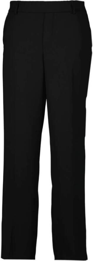 MOS MOSH Zwarte broek met hoge taille en box fit Black Dames