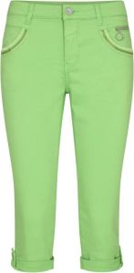 MOS MOSH Cropped Jeans Groen Dames