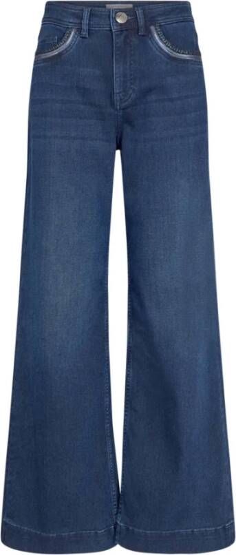 MOS MOSH Dara True Jeans Blauw 401 Blauw Dames