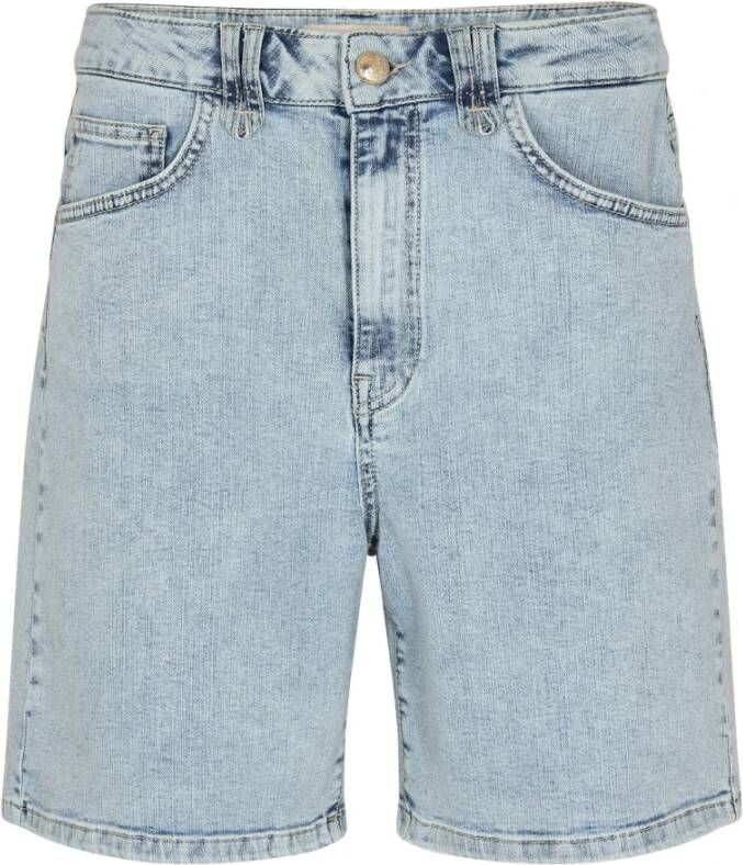 MOS MOSH Reloved Denim Shorts voor Dames Blue Dames