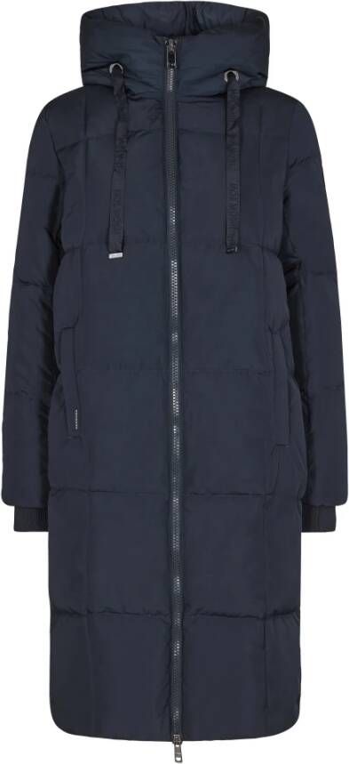 MOS MOSH Gewatteerde lange jas met opstaande kraag model 'Nova' - Foto 8