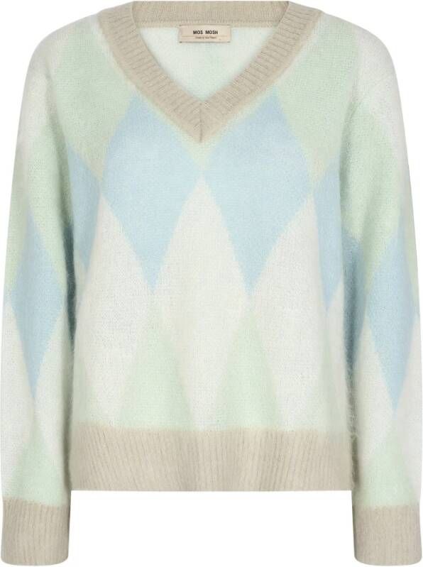 MOS MOSH Gebreide kleding met V-hals Meerkleurig Dames