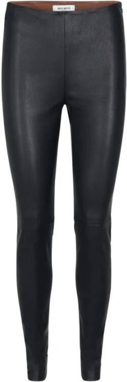 MOS MOSH Lucille Stretch Leather Leggings Zwart Dames