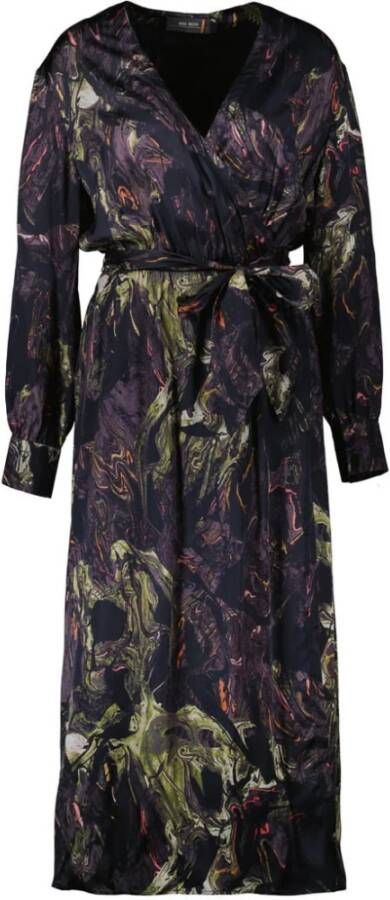MOS MOSH Abstract Print Wikkeljurk Multicolor Dames