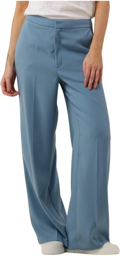 MOS MOSH Wijde broek met hoge taille Blue Shadow Blue Dames - Foto 3