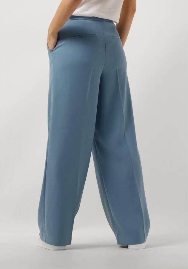 MOS MOSH Wijde broek met hoge taille Blue Shadow Blue Dames - Foto 2